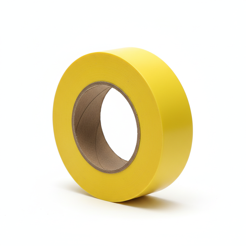 0.19mmx19mmx10m Yellow PVC Insulation Tape