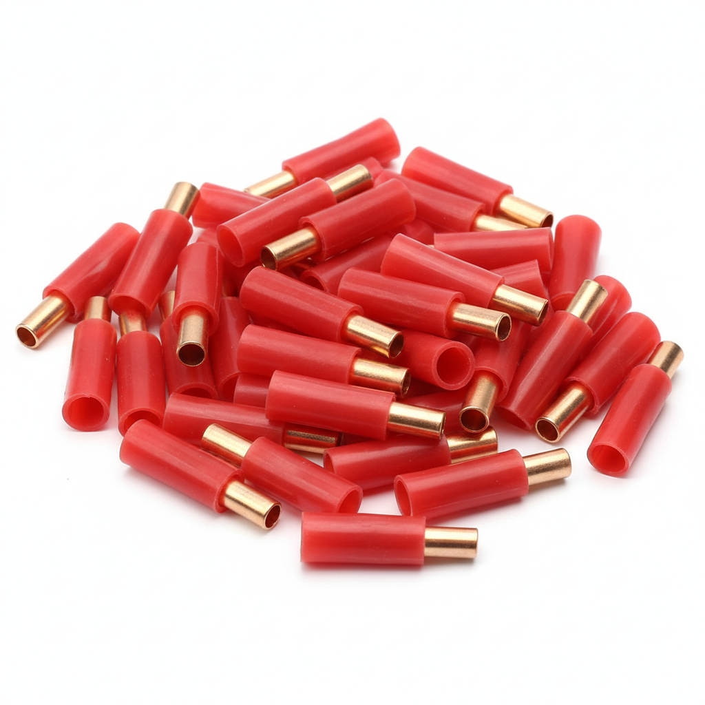 1.5mm Red Ins Lug Fem Bullet 20 Pack