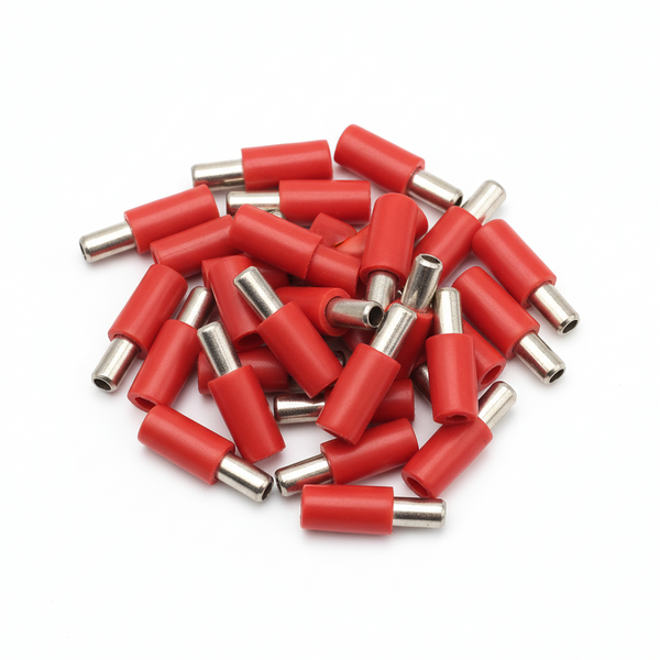 1.5mm Red Ins Lug Male Bullet 20 Pack