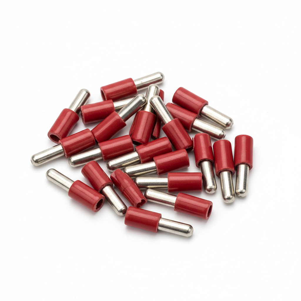 1.5mm Red Ins Lug 10mm Pin 20 Pack