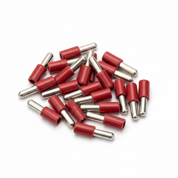 1.5mm Red Ins Lug 10mm Pin 20 Pack