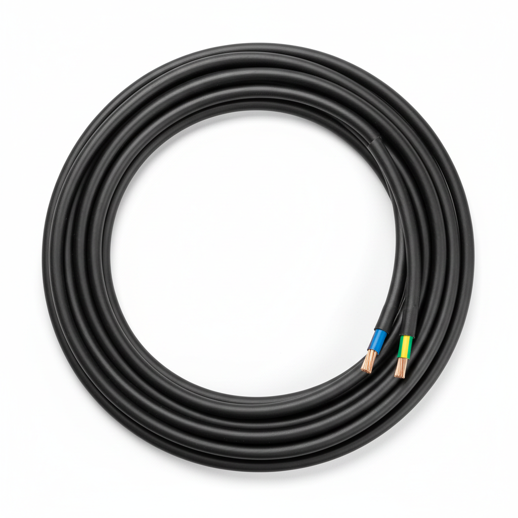 1.5mm x 3 HO7 Trailing Black Per Meter