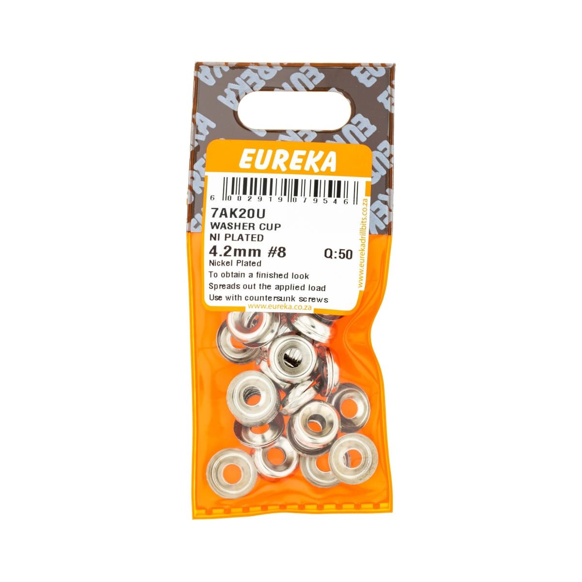 Washer Cup NI Plated 4.2mm