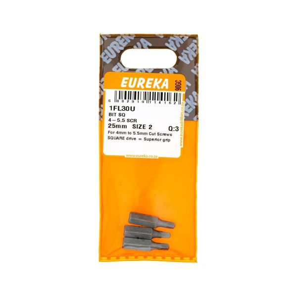 BIT SQ 25mm Size 2 SCR 4-5mm