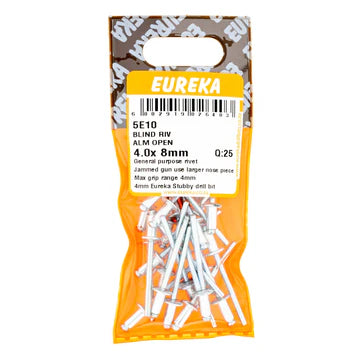 5E10 Blind RIV ALM Open 4.0x8mm