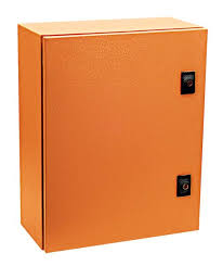 LCR1208030 Orange Steel Enclosure 1200x800x300