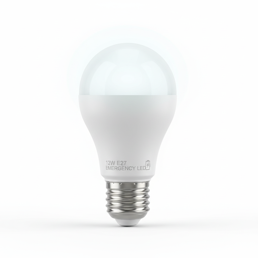 E27 12w Emergency Bulb Cool White