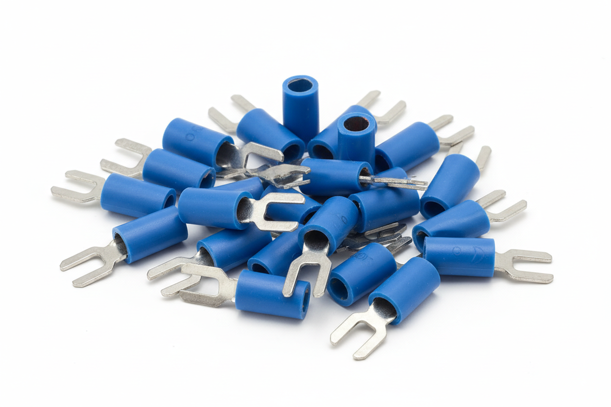 2.5mm Blue Ins Lug 6mm Fork 20 Pack
