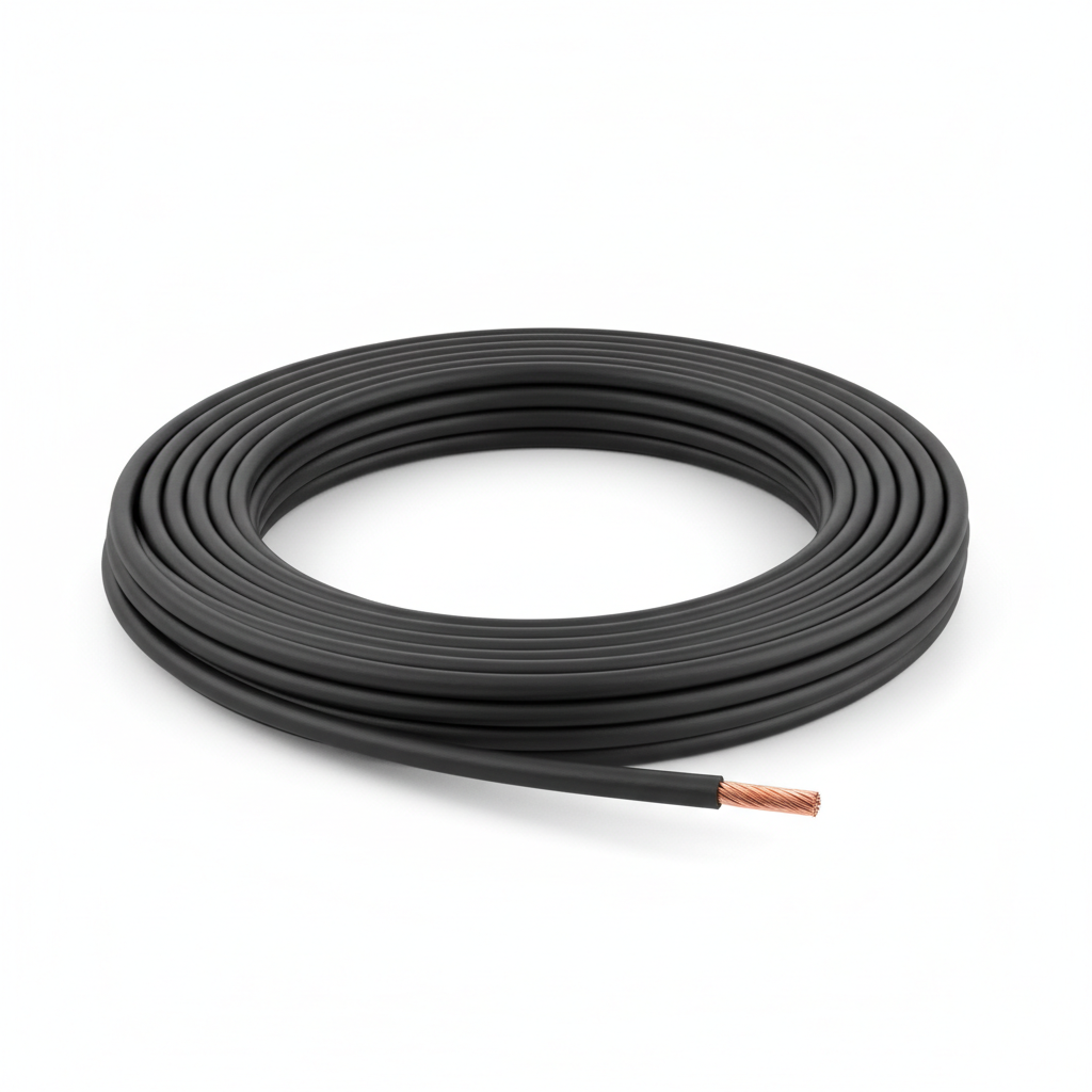 2.5mm Panel Wire Flex Black/100M