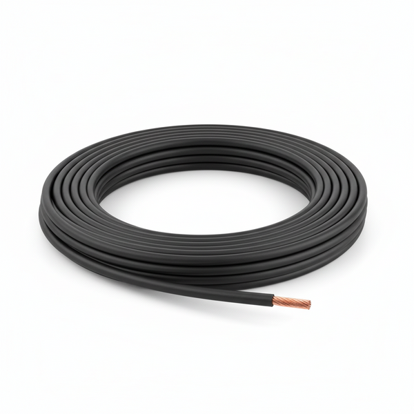 2.5mm Panel Wire Flex Black/100M