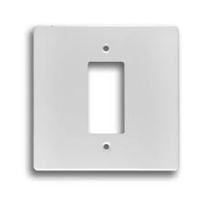 2444/101P Classic Isolator Steel Coverplate White