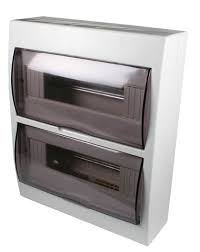WHITE DIN DB 24-WAY(2x12) SURFACE