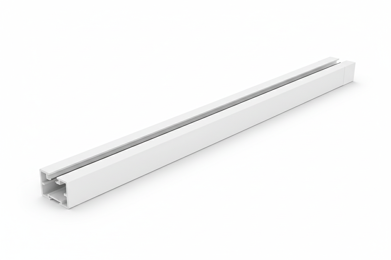 2M White 2Wire Track Line