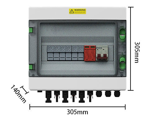 Pvc005-Pv combiner box abs 3 strring 1000v