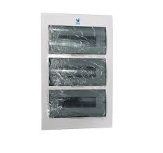 White Din DB 36Way 3x12 Surface Mount