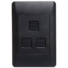 AP42SW3-1-SB 3Lever 1 Way Switch Black