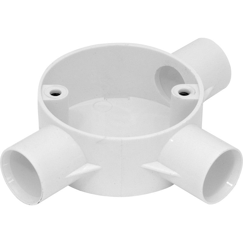 20mm 3 Way PVC Box