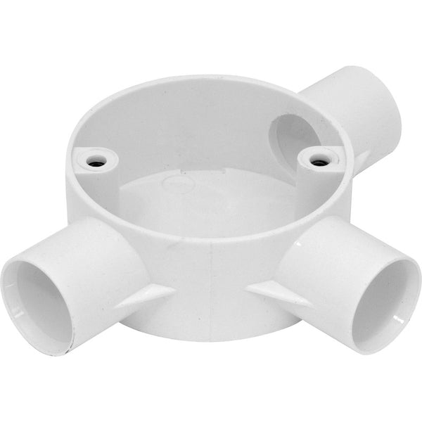 20mm 3 Way PVC Box