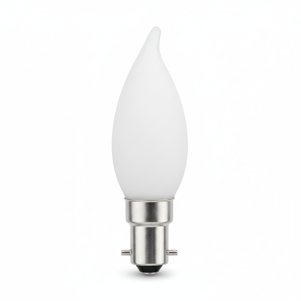 40W Frosted Candle Lamp B22