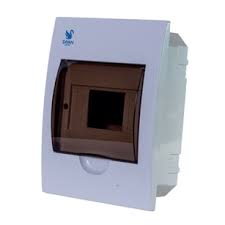 White DIN DB 4-Way Flush Mount