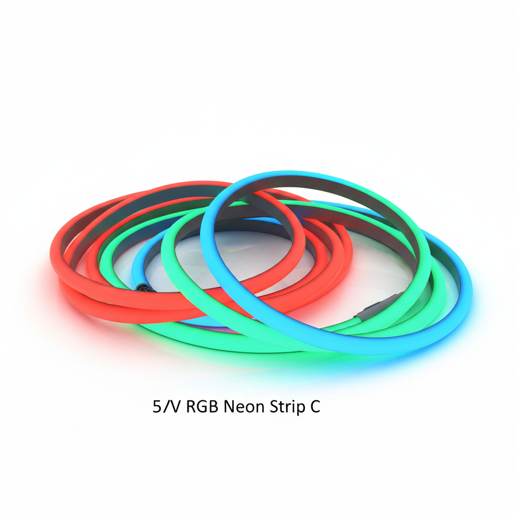 5V 5m RGB Neon Strip C