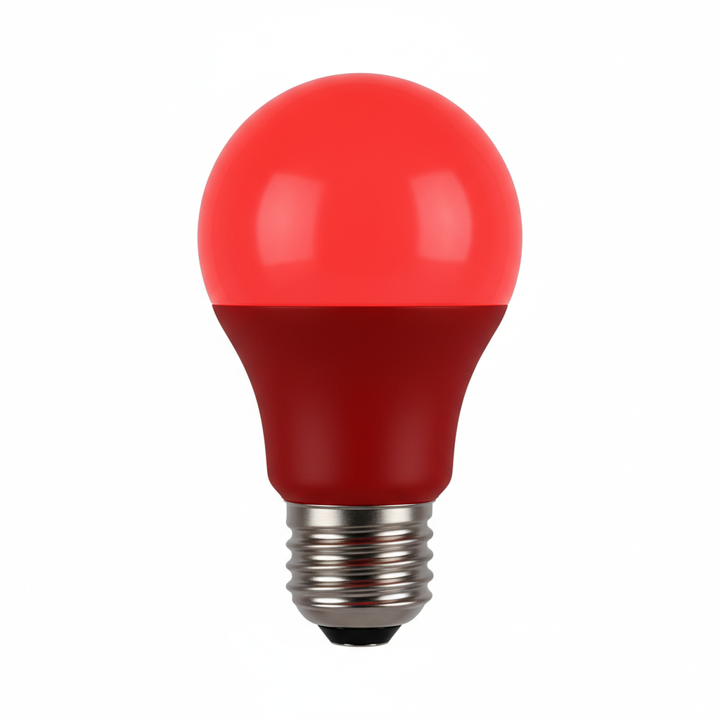 5W Bulb E27 Red the bulb must be fully covered in red