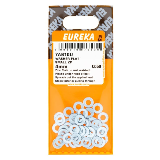 Washer Flat Small ZP 4mm