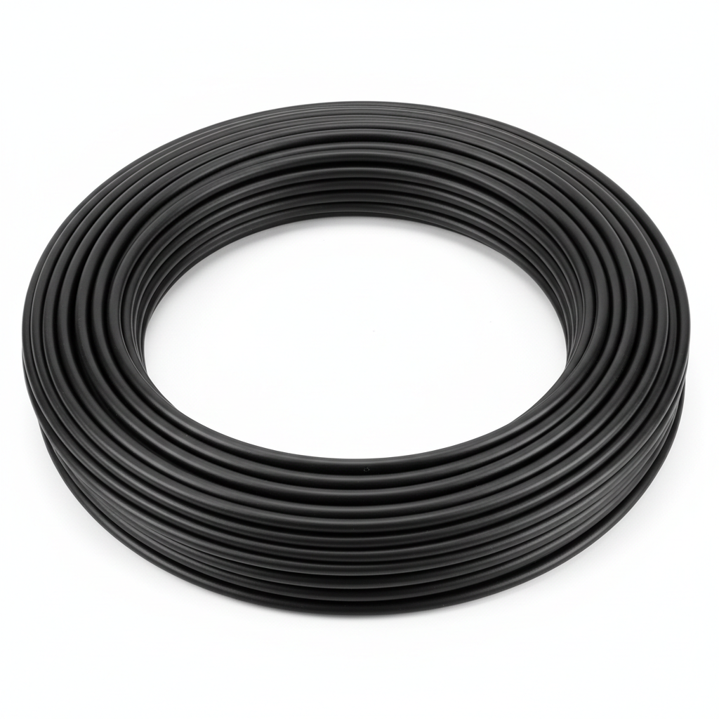 6mm Panel Wire Flex Black/100M