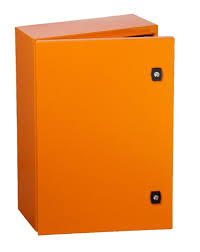 LCR100635 Orange Steel Enclosure 1000x600x350