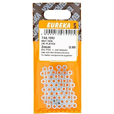 Nut Hex ZN Plated 3mm