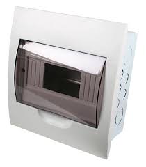 White DIN DB 8-Way Flush Mount