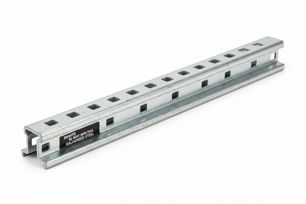 96Way Samite Mini Rail Galvanised Steel 1M