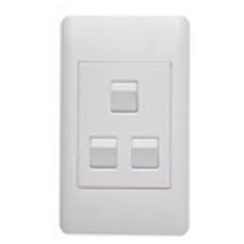 AP42SW3 Lesco Apollo 3Lever 1Way Switch White