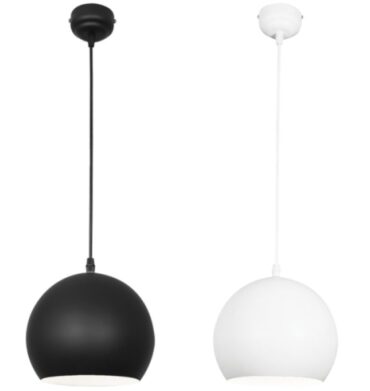 D6005/2 White & Grey Dining Lamp