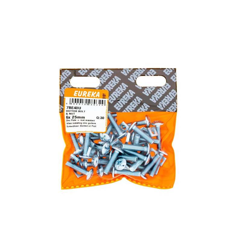 Gutter BLT & Nut 6x25mm