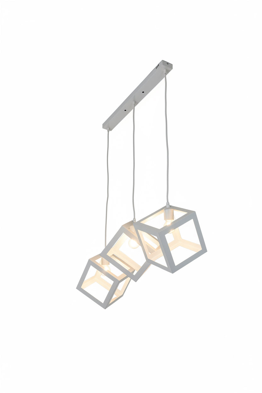 6014/3s White Dining Lamp