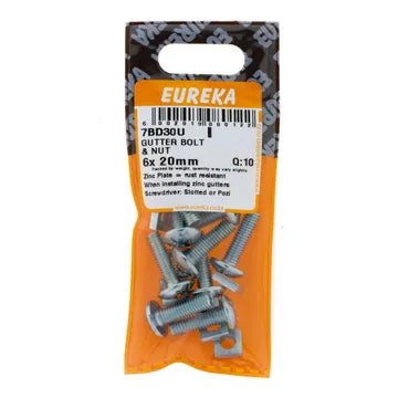 Gutter BLT & Nut 6x20mm