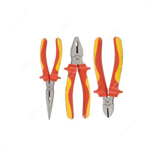 HIKPS28318 3pcs Insulated Pliers Set