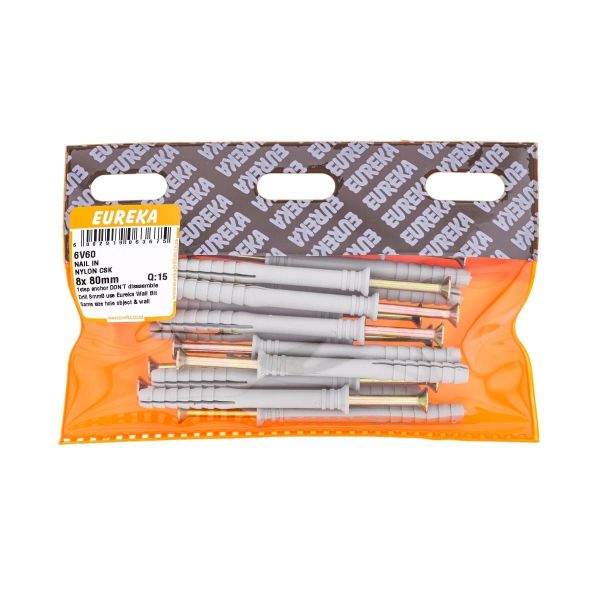 Nail In Nylon CSK 8x80mm