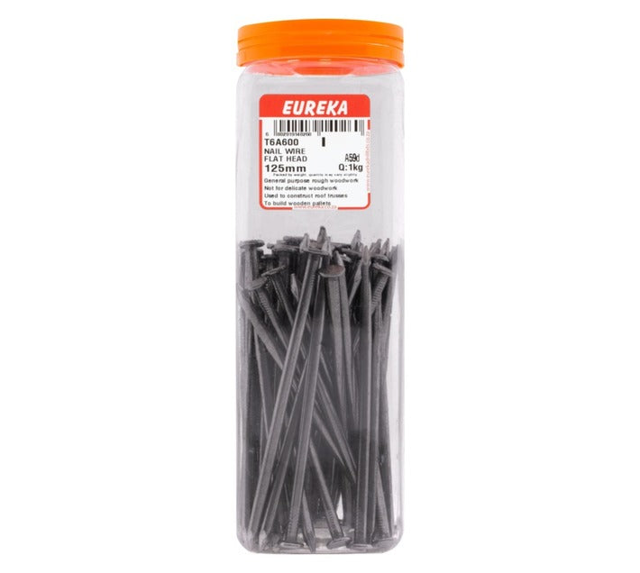 Nail Wire Flat Head 125mm/5.0 Q:1KG