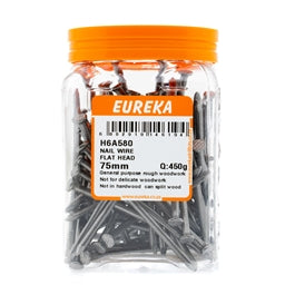 Nail Wire Flat Head 75mm/3.0 Q:450g