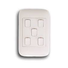 ON2051 5Lever 1Way Switch White