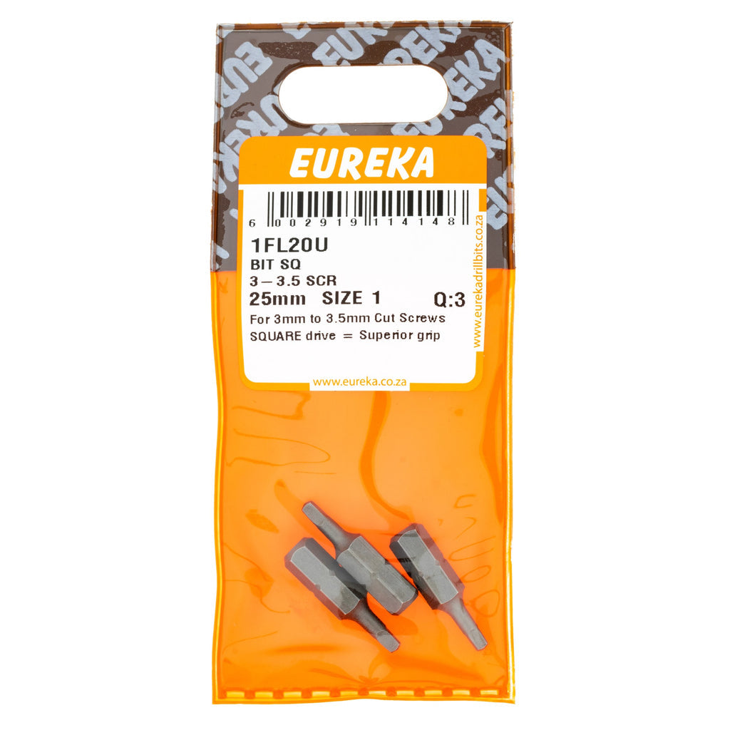 BIT SQ 25mm Size 1 SCR 3.5mm