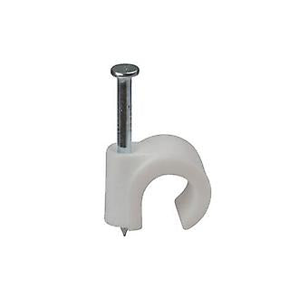 Round Cable Clips 10mm Q:100pcs