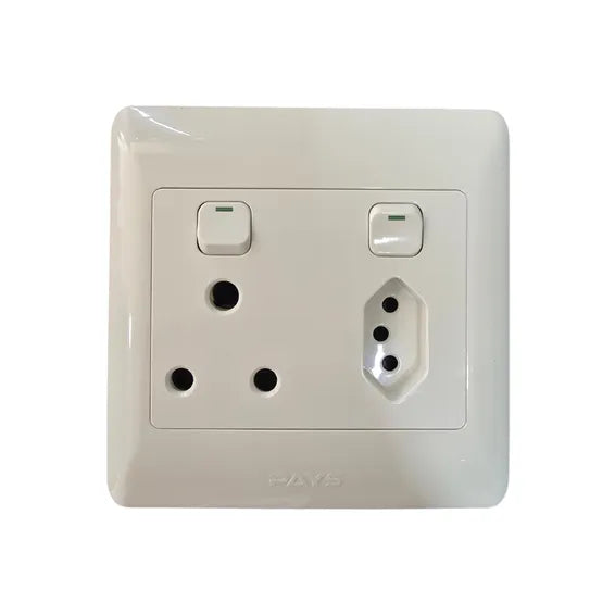 SOCZ03 SINGLE WALL SOCKET + EURO 3 PIN