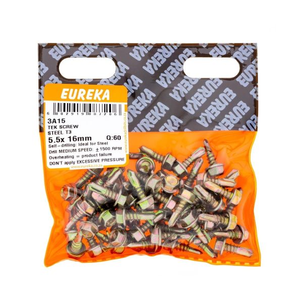 Tek Screw Steel T3 5.5x16mm