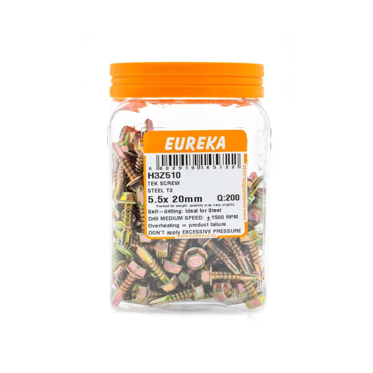 Tek Screw Steel T3 5.5x20mm Q:200