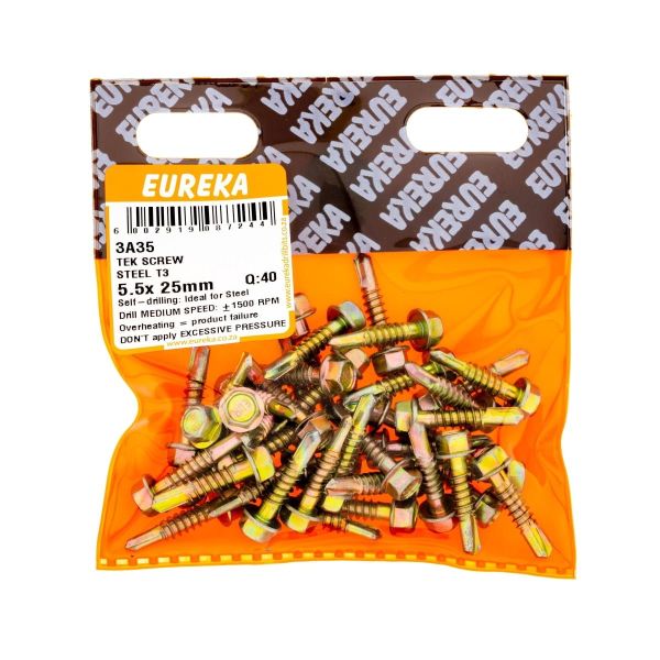 Tek Screw Steel T3 5.5x25mm