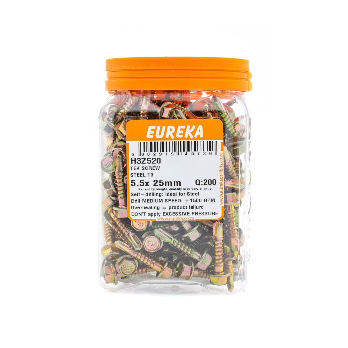 Tek Screw Steel T3 5.5x25mm Q:200