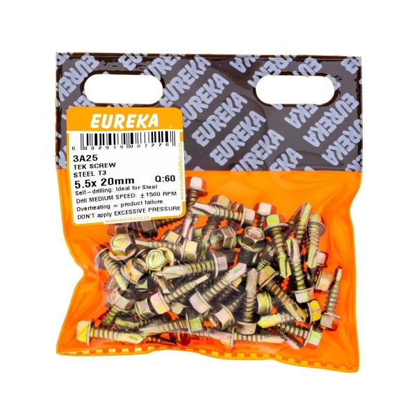 Tek Screw Steel T3 5.5x20mm